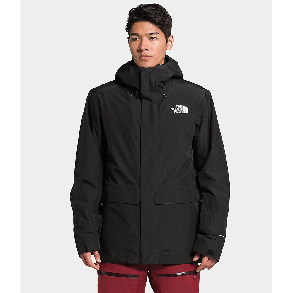 The North Face 3-In-1 Jackets Mens Australia - The North Face Clement Triclimate® Black (IBJ-578930)